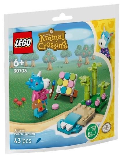 okładka LEGO(R) ANIMAL CROSSING 30703 Julian i plażowy obraz książka