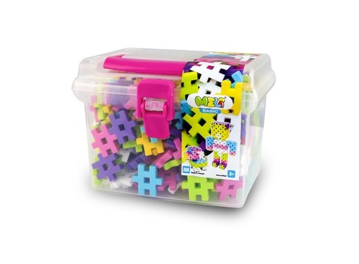 okładka Klocki konstruk. Meli Basic Pink Travel Box 250szt książka