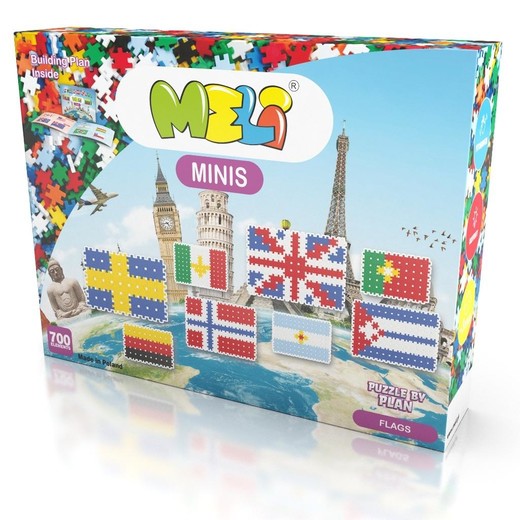 okładka Klocki Meli Minis Flags 700szt książka