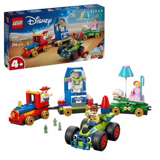 okładka LEGO(R) PIXAR 43264 Toy story okolicznościowy pociąg książka