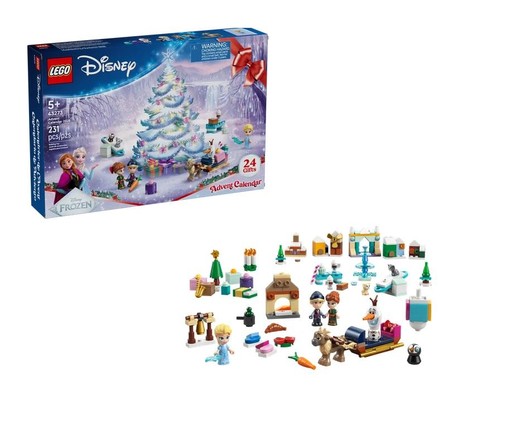 okładka LEGO(R) DISNEY PRINCESS 43273 Kalendarz adwentowy książka