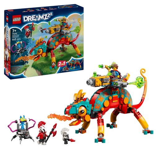okładka LEGO(R) DREAMZZZ 71492 Ognisty kameleon Mateo książka