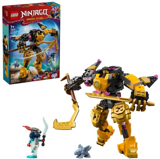 okładka LEGO(R) NINJAGO 71839 Mech bojowy Spinjitzu Arina książka