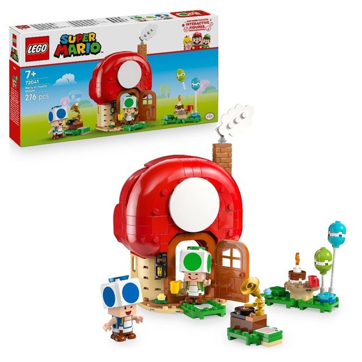 okładka LEGO(R) SUPER MARIO 72041 Toad i domówka książka