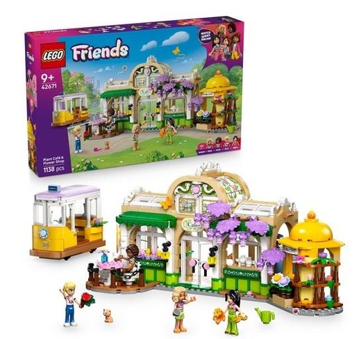 okładka LEGO(R) FRIENDS 42671 Zielona kawiarnia i kwiaciarn książka