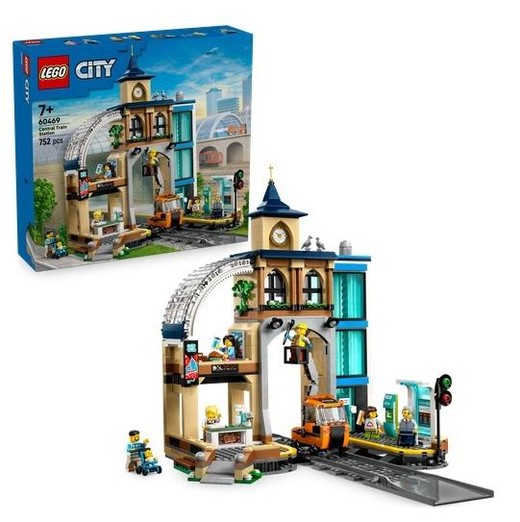 okładka LEGO(R) CITY 60469 Centralny dworzec kolejowy książka