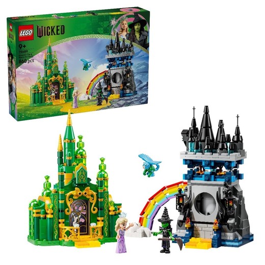 okładka LEGO(R) WICKED 75689 Emerald City i Kiamo Ko Castle książka