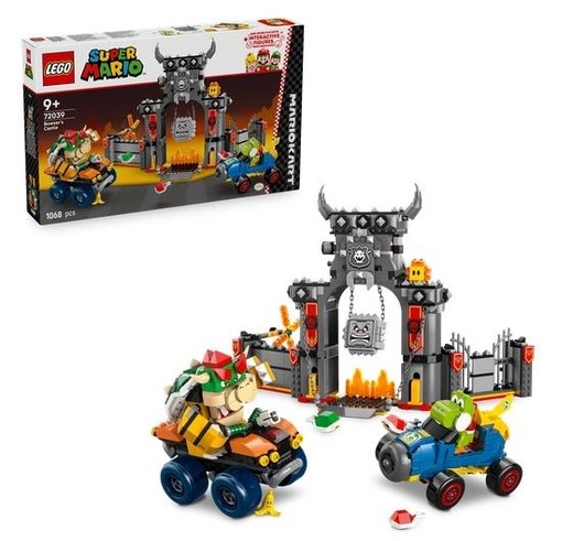 okładka LEGO(R) SUPER MARIO 72039 Mario Kart Bowser i zamek książka