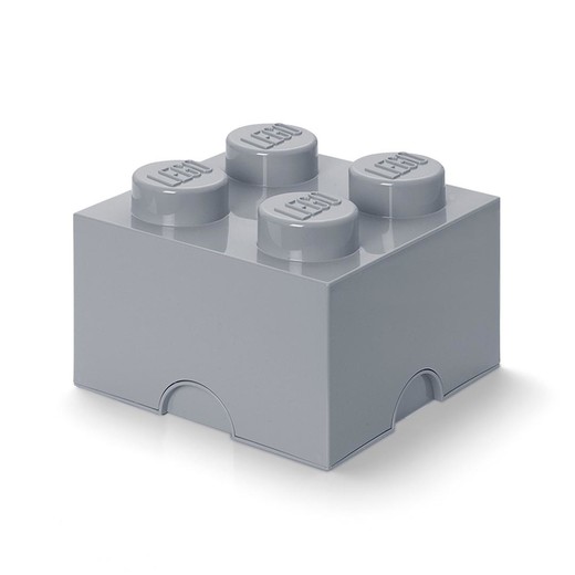 okładka LEGO(R) pojemnik klocek czwórka szary jasny książka