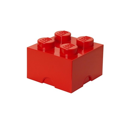 okładka LEGO(R) pojemnik klocek czwórka czerwony książka
