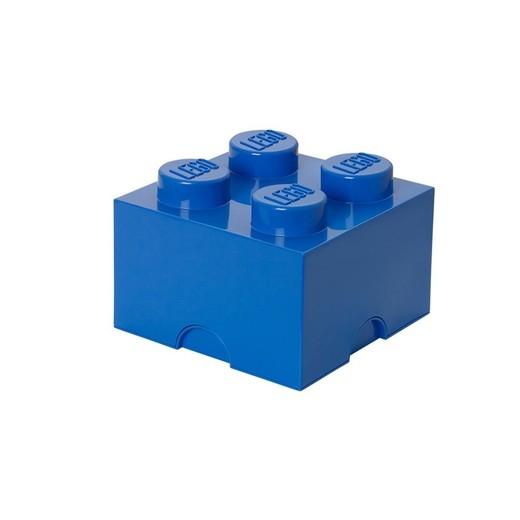 okładka LEGO(R) pojemnik klocek czwórka niebieski książka