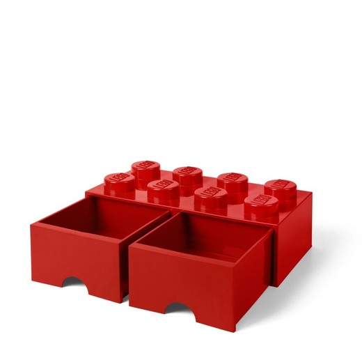 okładka LEGO(R) pojemnik klocek z dwoma szufladami ósemka książka