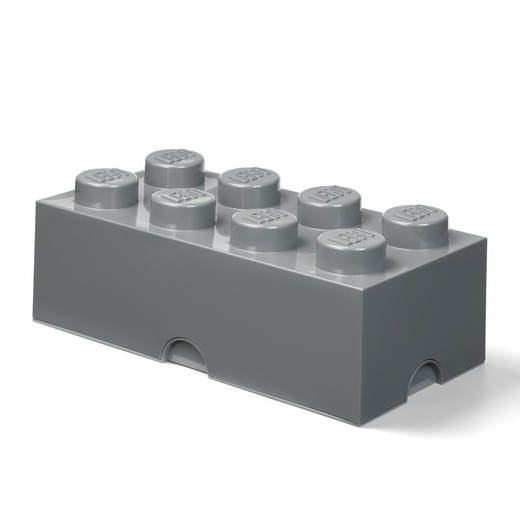 okładka LEGO(R) pojemnik klocek ósemka szary książka