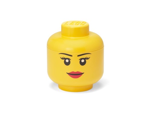 okładka LEGO(R) pojemnik główka small - girl książka