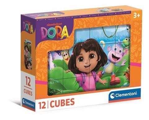 okładka Klocki 12el Dora książka