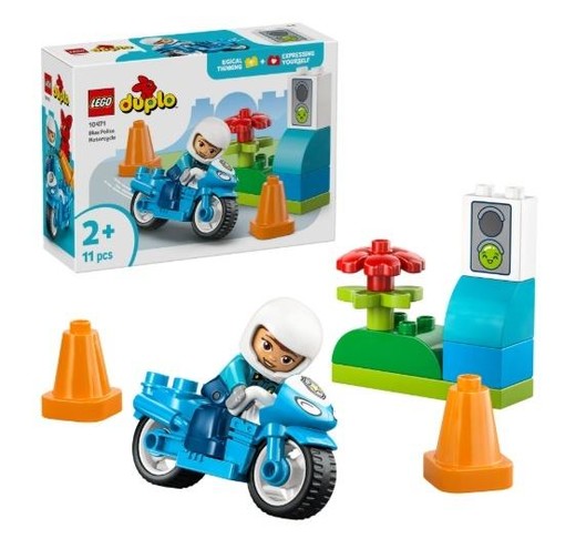 okładka LEGO(R) DUPLO 10471 Niebieski motocykl policyjny książka