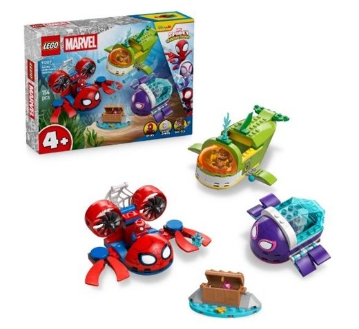 okładka LEGO(R) SPIDEY 11207 Podwodne pojazdy książka