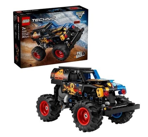 okładka LEGO(R) TECHNIC 42219 Monster Jam Grave Digger Ogień książka
