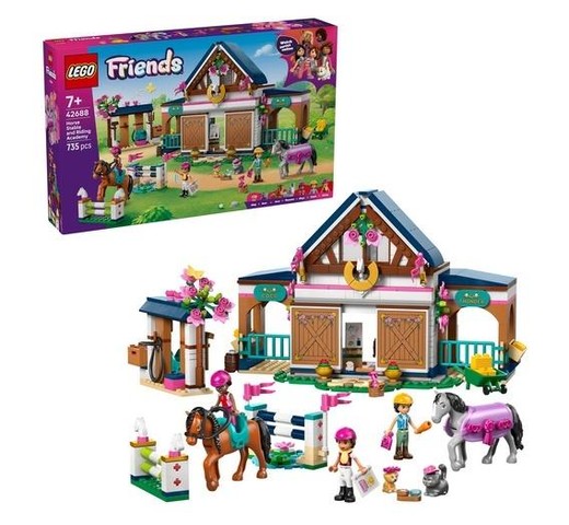 okładka LEGO(R) FRIENDS 42688 Stadnina i szkółka jeździecka książka
