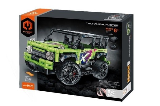 okładka Klocki R/C Jeep lime 484el książka