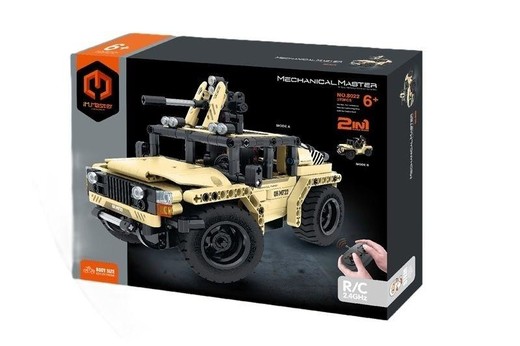 okładka Klocki R/C Uzbrojony Jeep 2w1 370el książka
