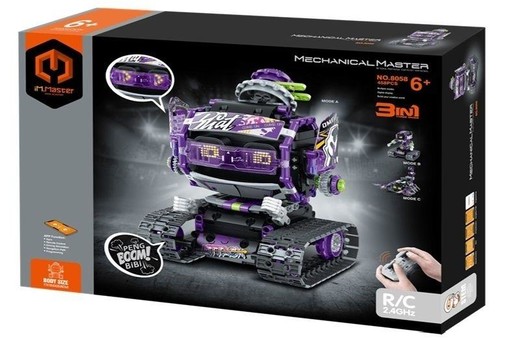 okładka Klocki R/C Robot 3w1 458el książka