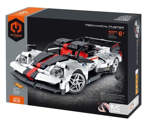 okładka Klocki R/C Wyścigówka biała 476el książka