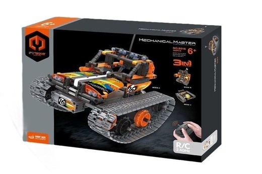 okładka Klocki R/C Pojazd na gąsienicach 3w1 książka