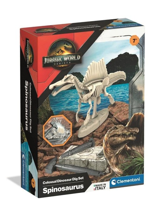 okładka Skamieniałości Jurassic World Spinozaur książka