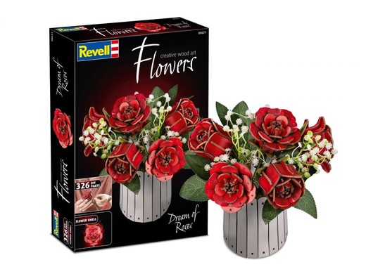 okładka Revell Flowers Dream of Roses książka