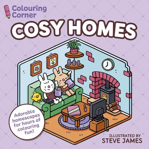 okładka Colouring Corner: Cosy Homes książka | Sidney Perkowitz