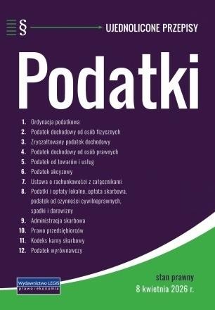 okładka Podatki - ujednolicone przepisy książka | Praca Zbiorowa