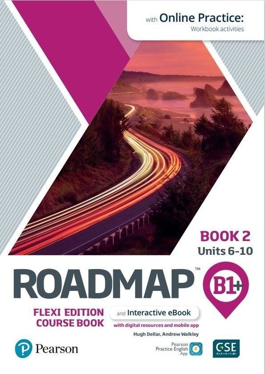 okładka Roadmap B1+ Flexi Edition CB + online książka | Praca Zbiorowa