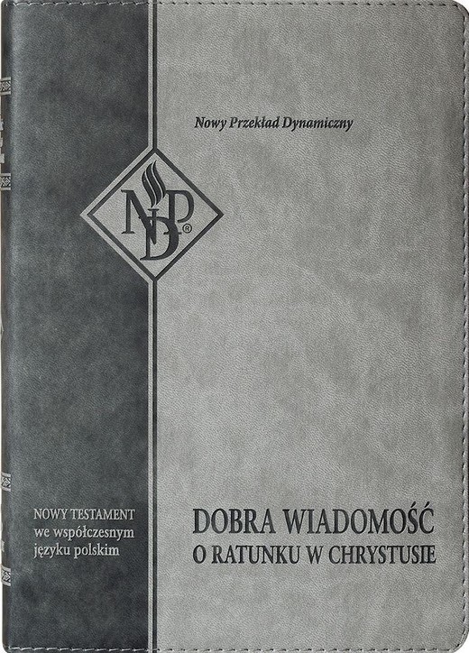 okładka Nowy Testament NPD, szara z paginatorami książka | Praca Zbiorowa