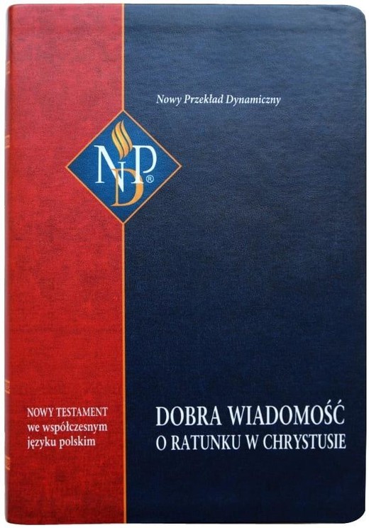 okładka Nowy Testament NPD, pełnokolorowa z paginatorami książka | Praca Zbiorowa