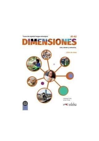 okładka Dimensiones A1 + A2 podręcznik + online książka | Anna TurzaFerre, Vanessa CarmenCotoBautista