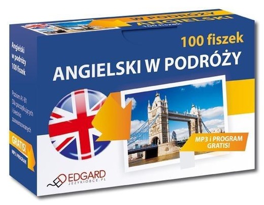 okładka Angielski 100 Fiszek W podróży książka | Praca Zbiorowa