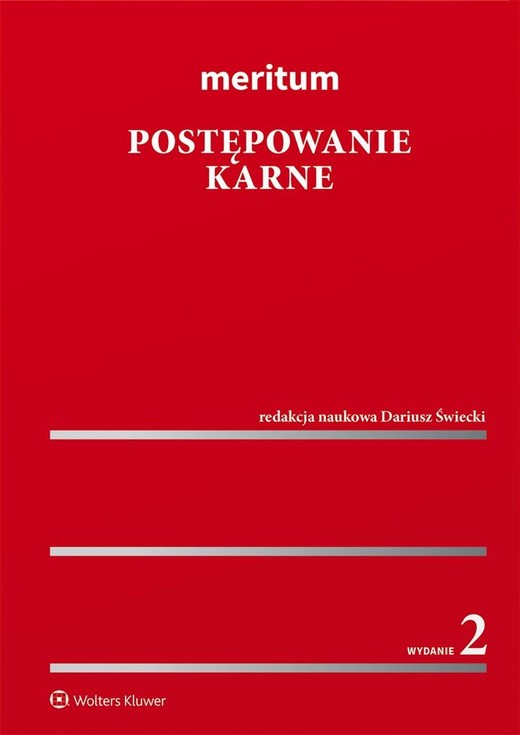 okładka Meritum Postępowanie karne w.2 książka | Dariusz Świecki
