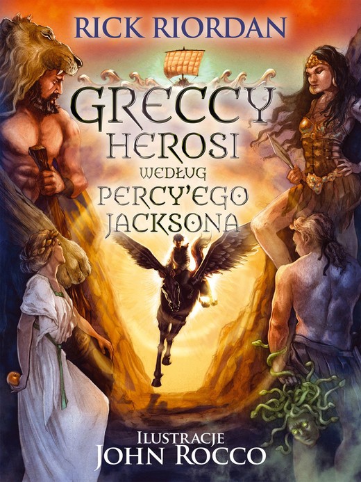 okładka Greccy herosi według Percy'ego Jacksona książka | Rick Riordan