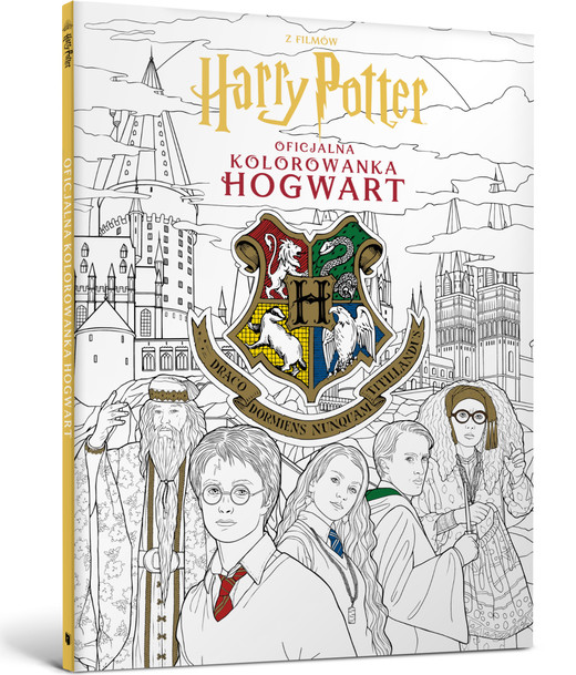 okładka Harry Potter. Oficjalna kolorowanka. Hogwart książka | Opracowanie zbiorowe
