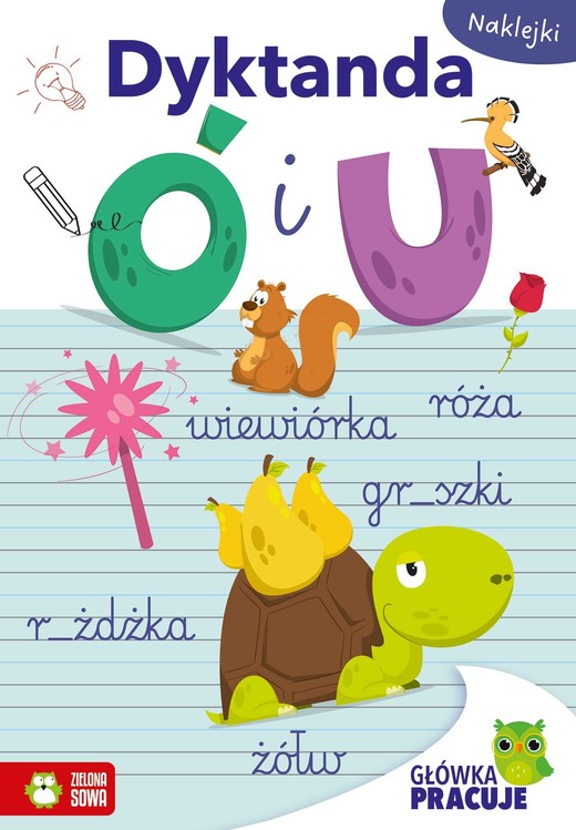 okładka Główka pracuje. Dyktanda Ó i U książka | Opracowanie zbiorowe