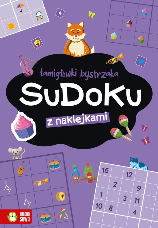okładka Łamigłówki bystrzaka. Sudoku książka | Zuzanna Osuchowska