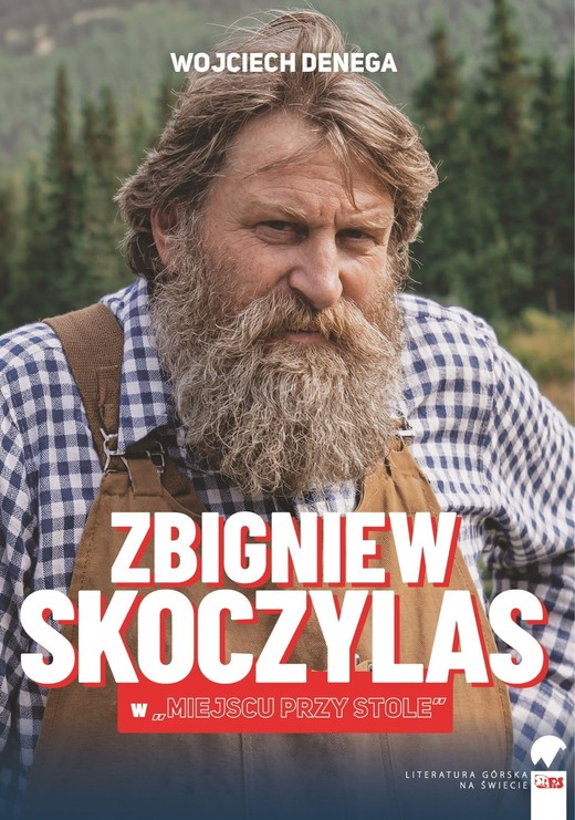 okładka Zbigniew Skoczylas w "Miejscu przy stole" książka | Denega Wojciech