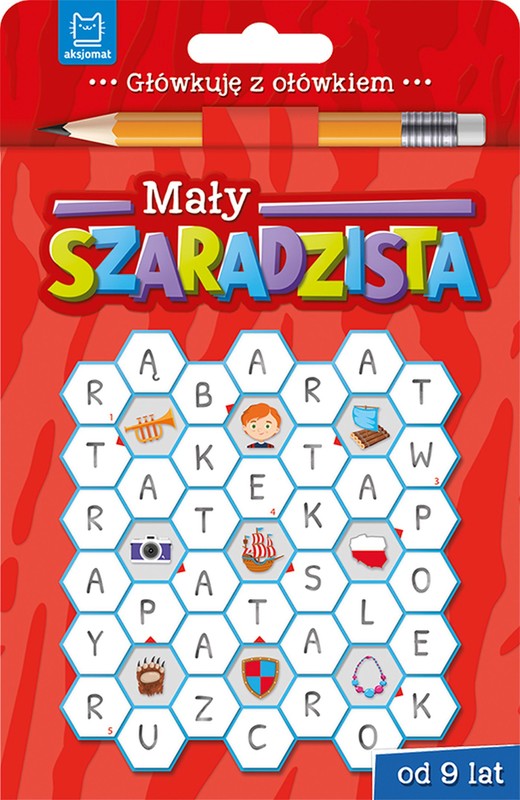 okładka Mały szaradzista od 9 lat. Książeczka czerwona książka | Opracowanie zbiorowe