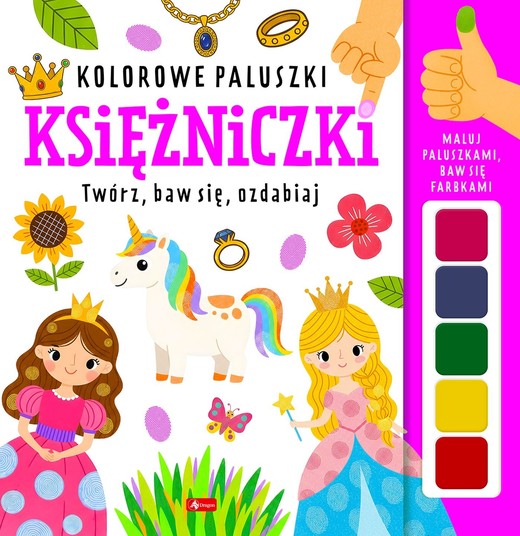 okładka Księżniczki. Kolorowe paluszki książka | Baturo Wojciech
