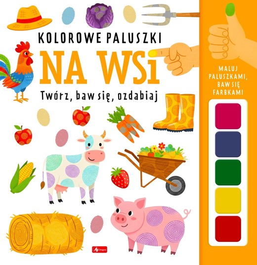 okładka Na wsi. Kolorowe paluszki książka | Baturo Wojciech