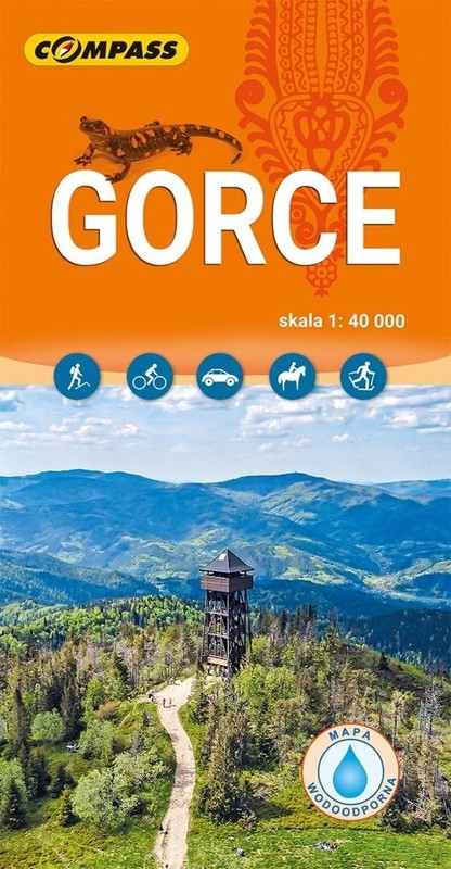 okładka Mapa Turystyczna - Gorce 1:40 000 książka | Praca Zbiorowa