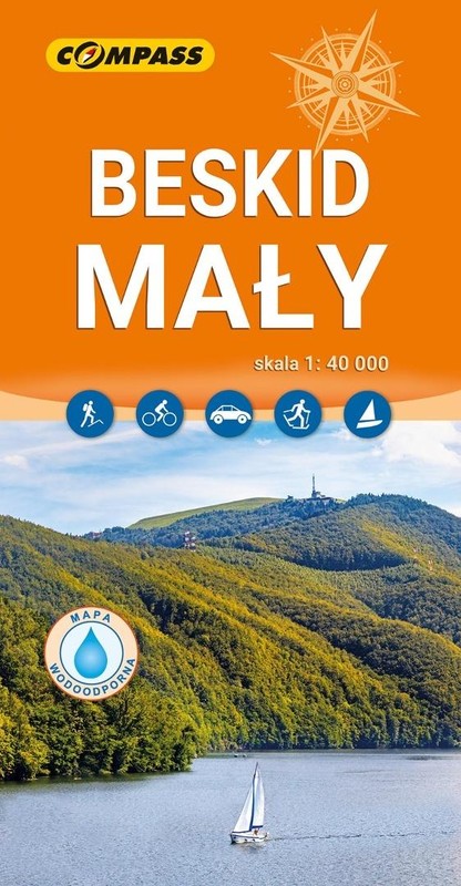okładka Mapa Turystyczna - Beskid mały 1:40 000 książka | Praca Zbiorowa