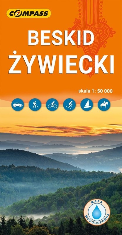 okładka Mapa turystyczna - Beskid Żywiecki 1:50 000 książka | Praca Zbiorowa