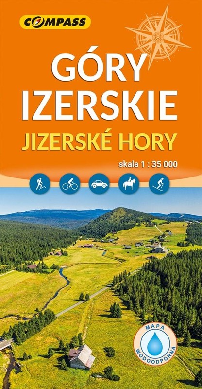 okładka Mapa turystyczna - Góry Izerskie 1:35 000 książka | Praca Zbiorowa